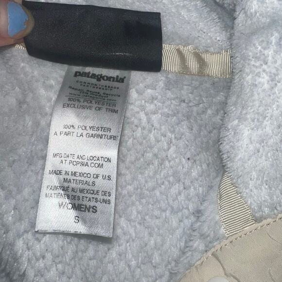 Patagonia Soft Mock Neck T-Snap Re-tool PolarTec Long Sleeve Pullover Size Small - Picture 5 of 10